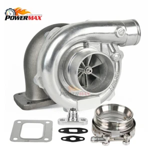T67 Universal Billet Wheel Turbo Charger T4 .81 AR P Trim + Flange + Clamp - Picture 1 of 6