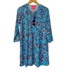 LILLY PULITZER Marilina Tunic Dress RAISING SHELL Size XXS Vacation Beach Cruise - Picture 1 of 12