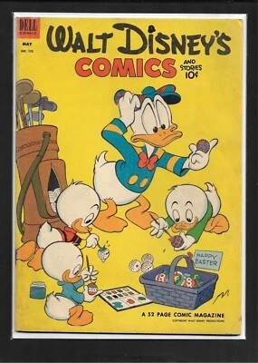 Walt Disney's Comics and Stories #152 (1953): Golden Age Dell Comics! FN- (5.5)! - Image 1 of 3