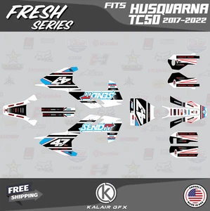 Kit de calcomanías gráficas para Husqvarna TC50 (2017-2023) TC 50 serie fresca - roja - Imagen 1 de 6