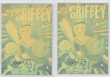 1992 Arena Holograms Gold Dual Sided Ken Griffey Jr (The Kid) #KEGJ.5 HOF