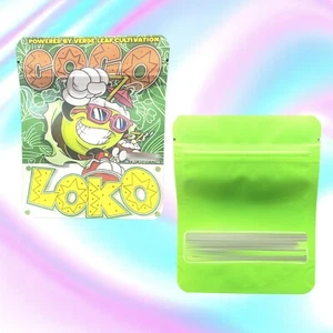 50PC Square MATTE Mylar Bags 3.5g | Smell-proof Food Storage - Picture 1 of 1