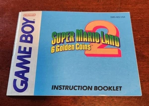 Folleto de instrucciones Gameboy - Super Mario Land 2, 6 monedas de oro - Imagen 1 de 2
