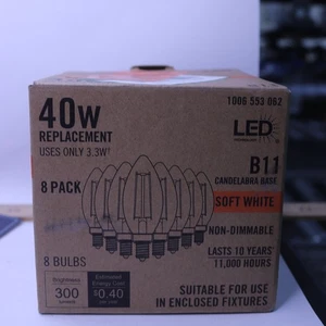 (7-Pk) LED Technology B11 Non-Dimmable LED Light Bulb 1006553062 - Picture 1 of 4