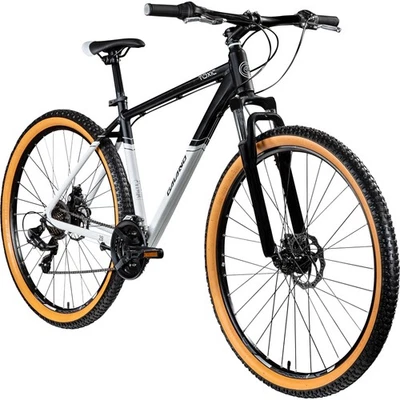 Galano Toxic 29 Zoll Mountainbike 21 Gang Fahrrad Federgabel weiß schwarz 48 cm - Bild 1 von 4