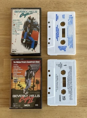 Beverly Hills Cop 1 & 2 Motion Picture Soundtrack Cassette Tapes Lot Of 2 - 80s - Image 1 of 4