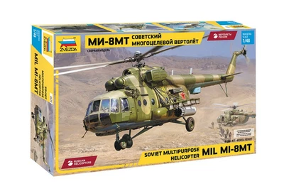 MIL Mi-8MT SOVIET MULTIPURPOSE HELICOPTER - ZVEZDA 1/48 Plastic Kit - Photo 1/3