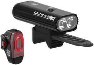 Juego de faros/luces traseras inteligentes Lezyne Connect Smart 1000XL/KTV Pro - negro - Imagen 1 de 2