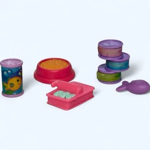 LPS Littlest Pet Shop 5-teiliges Set Katzenfutter Sardinen Kroketten Fische #2 - Bild 1 von 1