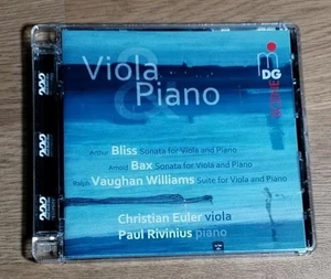 BLISS BAX VAUGHAN WILLIAMS Viola Music CHRISTIAN EULER MDG SACD NM - Picture 1 of 3