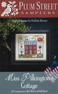 Miss Pilkington's Cottage ~ Plum Street Sampler - Bild 1 von 1