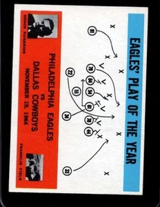 1965 PHILADELPHIA #140 JOE KUHARICH EXMT EAGLES EAGLES PLAY OF THE YEAR *X33058 - Picture 1 of 2