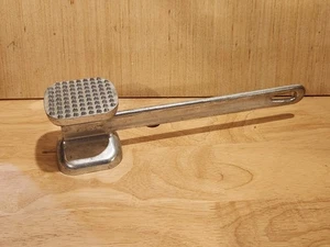 Vintage massiver Aluminium Fleischklopfer Hammer Steakhammer Küchenwerkzeug Made Taiwan - Bild 1 von 9