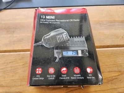 COBRA 19 Ultra MINI AM Recreational CB Radio Ultra Compact - Image 1 of 4