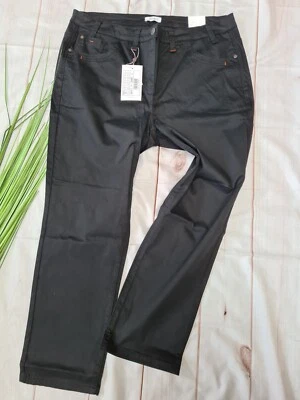 Sheego Hose Stoffhose Damen Schwarz die Schmale (3 553) NEU Übergröße - Bild 1 von 3