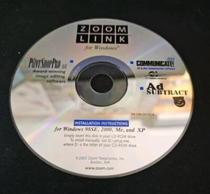 ZOOM LINK PaintShopPro SE For Windows 98SE, 2000, ME and XP (Disk Only) - Picture 1 of 2