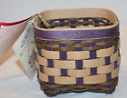 LONGABERGER 2016 PURPLE HORIZON OF HOPE BASKET, ALZHEIMERS, NEW WITH TAGS