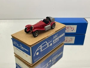 ABC 15 ALFA ROMEO GAS GENERATOR A CARBON 1963 -RED 1:43- HANDBUILT FAIR IN BOX - Picture 1 of 10
