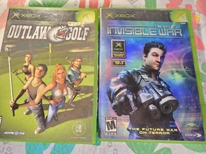 Deus Ex Invisible War AND Outlaw Golf CIB Xbox - Picture 1 of 5