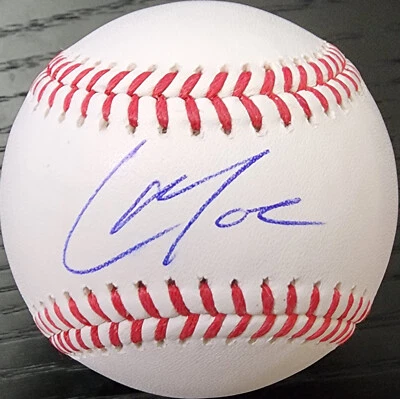 Christian Moore Autographed Rawlings OMLB Baseball Beckett COA Angels #1 Pick - Image 1 of 4