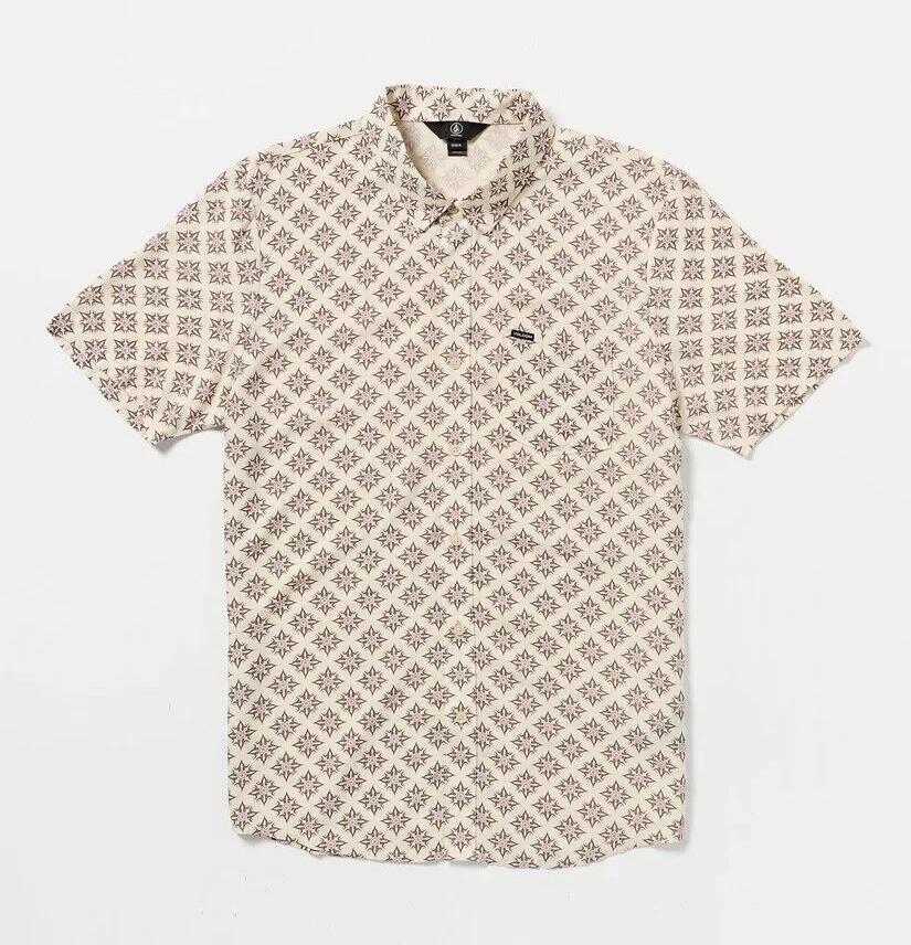 VOLCOM HIGH BALL Men's S/S Woven Shirt - WHF5 - Large - NWT - Image 1 of 2