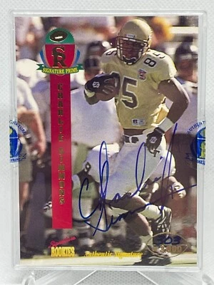 Charlie Simmons 1995 Signature Rookies Prime Autograph /3000 Auto Factory Sealed - Image 1 of 3