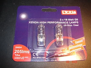 G9 18W 1 X 2 PACK XENON BULBS   ( Lyvia ) - Picture 1 of 1