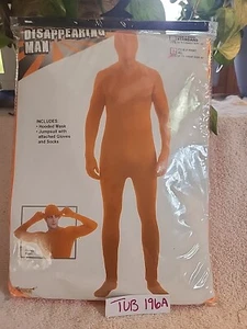 Foro Novedades Hombre Desaparecido Disfraz Adulto Talla XL Naranja Neón - Imagen 1 de 5