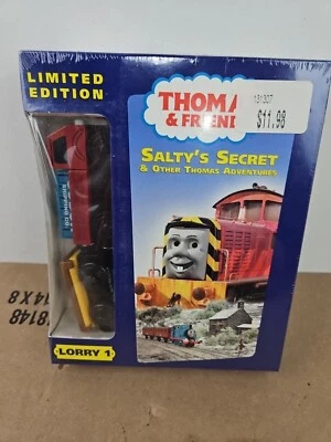 Thomas The Tank Engine & Friends Salty's Secret VHS 2002 Wooden Lorry Bonus Rare - Image 1 of 2
