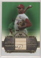 2013 Topps Tribute Tribute to the Stars Relic Green /40 Bob Gibson #TTSR-BG HOF