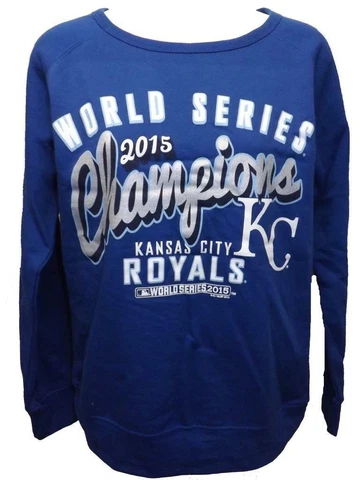 2015 World Series Champions Kansas City Royals Womens S-M-XL-2XL Sweatshirt $50 Cover