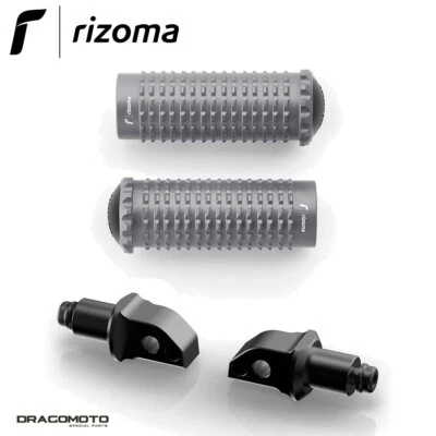 HONDA CB 1000 R 2011-2014 footrests Extreme RIZOMA PE631D PE655B Grey Passenger - Image 1 of 4