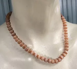 "Cuentas de gato iridiscente disfraz joyería para mujer broche glamoroso collar 17" - Imagen 1 de 6