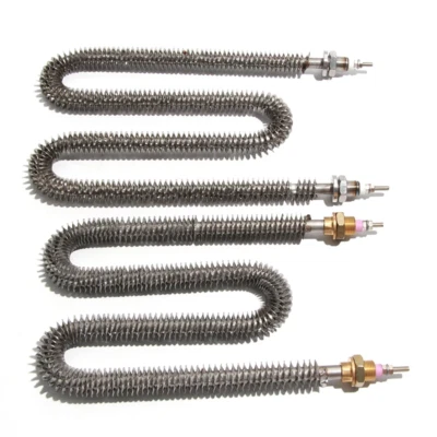 Электрический воздушный ребристый нагреватель трубчатая медная резьба плита тепловод нагревательный элемент - Изображение 1 из 4
