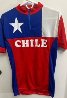 Camiseta de ciclismo Chile Country para hombre talla mediana.  Hecho en Chile, Jers muy únicos Foto 1 de 4