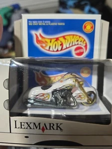 Hot Wheels (White) Scorchin' Scooter Lexmark Exclusive Special Edition 2000  - Picture 1 of 8