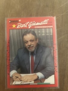 Bart Giamatti 1990 Donruss Commissioner Name Line ERROR Card #716 MLB Baseball