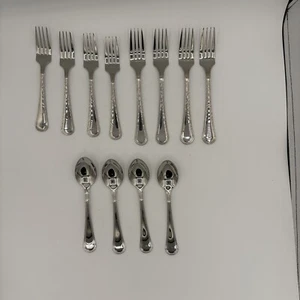 Set 12 posate Gibson 18/10 bordo intagliato inox - Foto 1 di 3