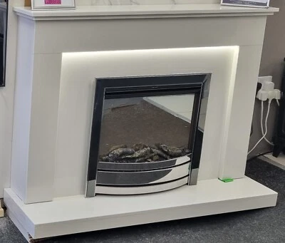 Solid Marble Fireplace  York 54"  EX Display  - Image 1 of 2