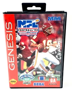 NFL Football '94 Starring Joe Montana w/Hang Tab  CIB Sega Genesis - Picture 1 of 4