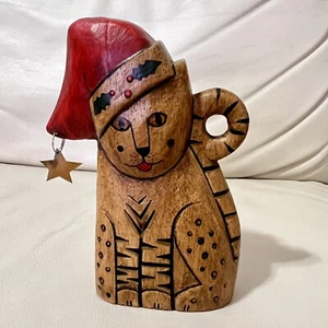 Christmas Cat Handmade Decor - Picture 1 of 8