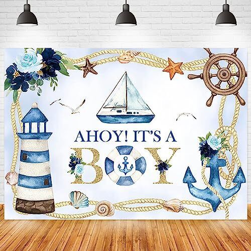 Nautical Backdrop Party Decorations for sale