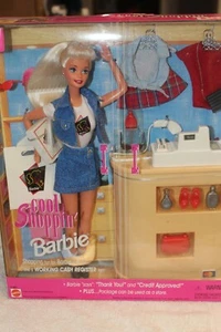 IN BOX Cool Shoppin’ Barbie Doll Cash Register Talking Barbie 1997 Mattel 17487 - Picture 1 of 6