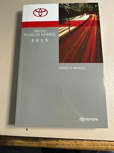 2015 Toyota Prius Plug-In Hybrid Owners Manual - Picture 1 of 5