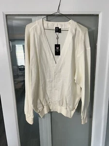 EMANUEL UNGARO UOMO PARIS Blend Sweater White New With Tags - Picture 1 of 7