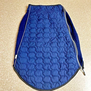 Top Paw Marine verstaubarer Hundemantel Größe 2XL blau reflektierend 22"L Haustierbekleidung - Bild 1 von 4