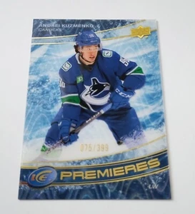 2022-23 Upper Deck Ice Premieres 399 Blue #247 Andrei Kuzmenko Vancouver Canucks - Picture 1 of 2