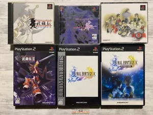 SONY PS 1 2 Musashi den ⅠⅡ & ONI & Soukaigi & Final Fantasy X & X International - Picture 1 of 18