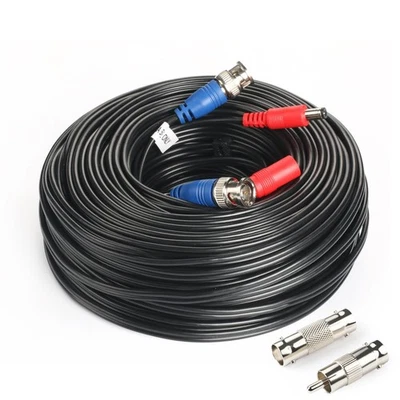 200Feet BNC Vedio Power Cable Camera Video BNC Cable Wire Cord for Surveillan... - Image 1 of 4