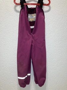 Softshellhose Matschhose - Latzhose Gr. 92 - weinrot - Bild 1 von 4